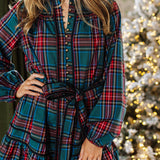 The Zanna Long Sleeve Tie Dress