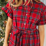 The Hollin Button Up Midi Dress