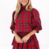 The Hollin Long Sleeve Bow Top