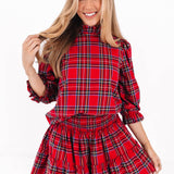 The Hollin Long Sleeve Bow Top