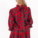 The Hollin Long Sleeve Bow Top