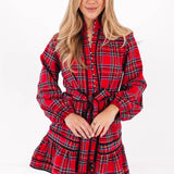 The Hollin Long Sleeve Tie Dress
