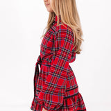 The Hollin Long Sleeve Tie Dress