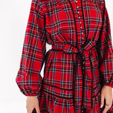 The Hollin Long Sleeve Tie Dress