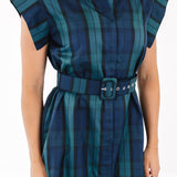 The Harlan Belted Button Up Midi Dress