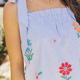 The Hunter Tie Strap Top