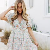 The Nora Ruffle Wrap Dress