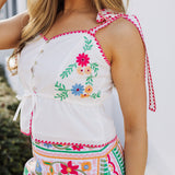 The Elaine Tie Strap Top
