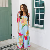 The Kiera Ric Rac Tie Strap Midi Dress