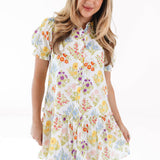 The Sandra Collared Button Up Dress