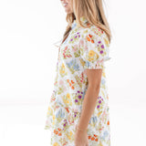 The Sandra Collared Button Up Dress
