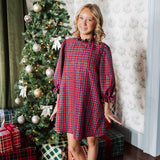 The Raya Long Sleeve Bow Tween Dress