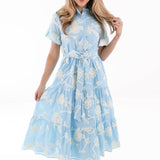 The Jill Button Up Midi Dress