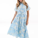 The Jill Button Up Midi Dress