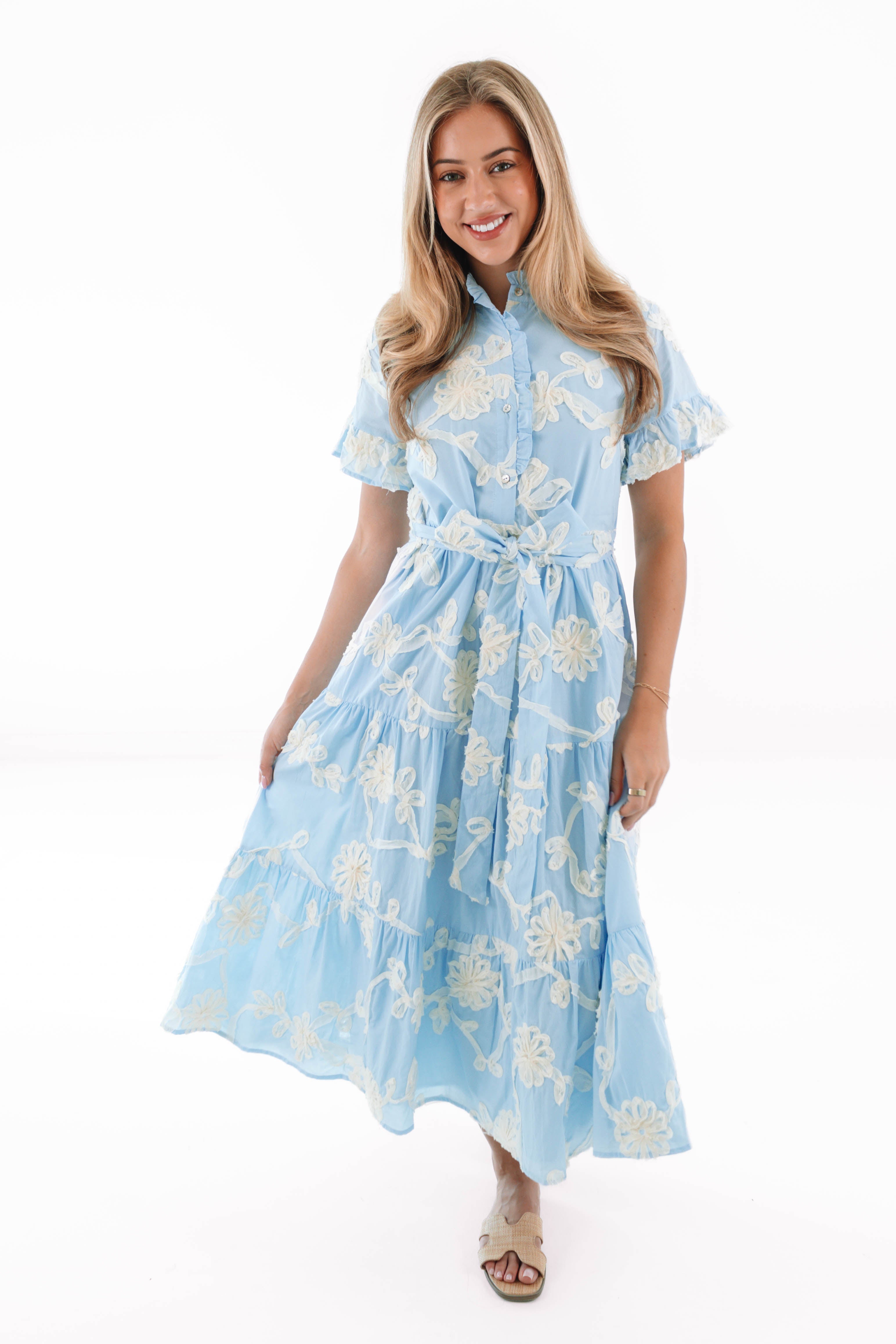 The Jill Button Up Midi Dress J.Marie Collections The Jill Button Up Midi Dress J.Marie Collections
