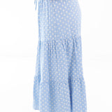 The Kendall Midi Skirt - Blue