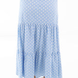 The Kendall Midi Skirt - Blue