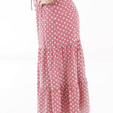 The Kendall Midi Skirt - Red