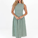 The Kendra Midi Dress - Green