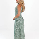 The Kendra Midi Dress - Green