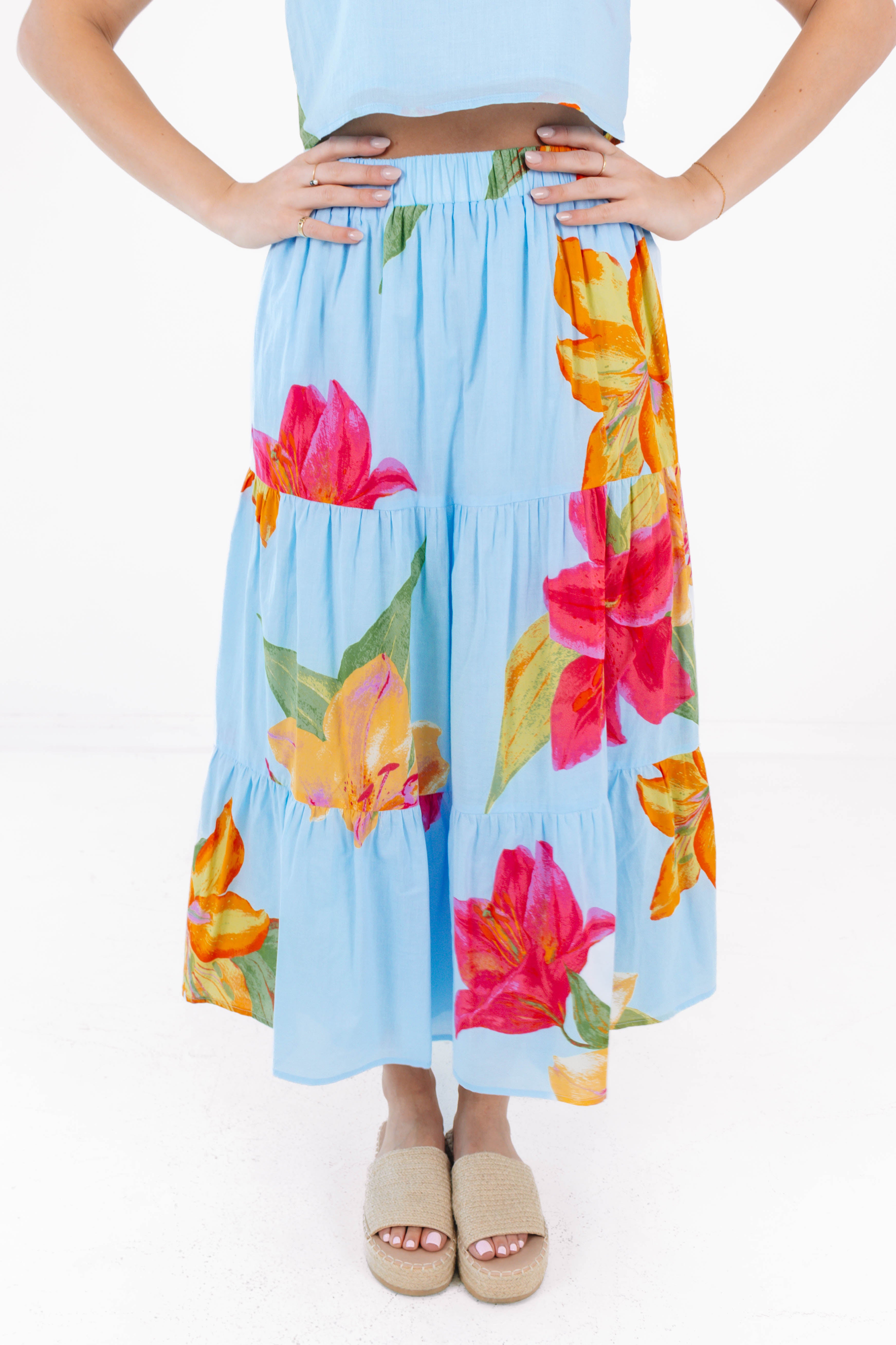 midi dress skirts Flowy Ivory Midi Skirt - All Skirts