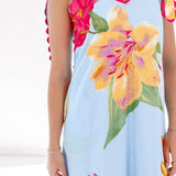 The Kiera Ric Rac Tie Strap Midi Dress