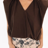 The Layne Top - Brown