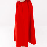 The Layne Midi Skirt - Red