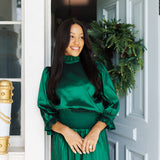 PREORDER The Collins Long Sleeve Bow Top