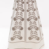 The Maelan Midi Skirt - Cream