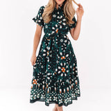 The Maxine Button Up Midi Dress