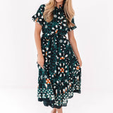 The Maxine Button Up Midi Dress