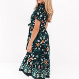 The Maxine Button Up Midi Dress
