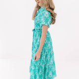 The Mayci Button Up Midi Dress
