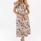 The Millie Belted Button Up Midi Dress