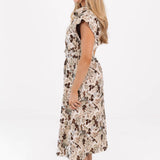 The Millie Belted Button Up Midi Dress