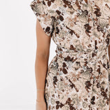 The Millie Belted Button Up Midi Dress