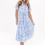 The Nicole Button Up Midi Dress