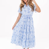 The Nicole Button Up Midi Dress