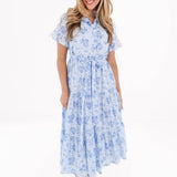 The Nicole Button Up Midi Dress