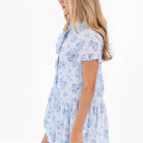 The Nicole Ruffle Button Up Dress