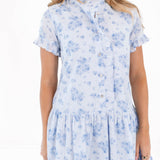 The Nicole Ruffle Button Up Dress