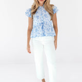 The Nicole Scalloped Top
