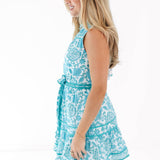 The Nina Sleeveless Tie Dress