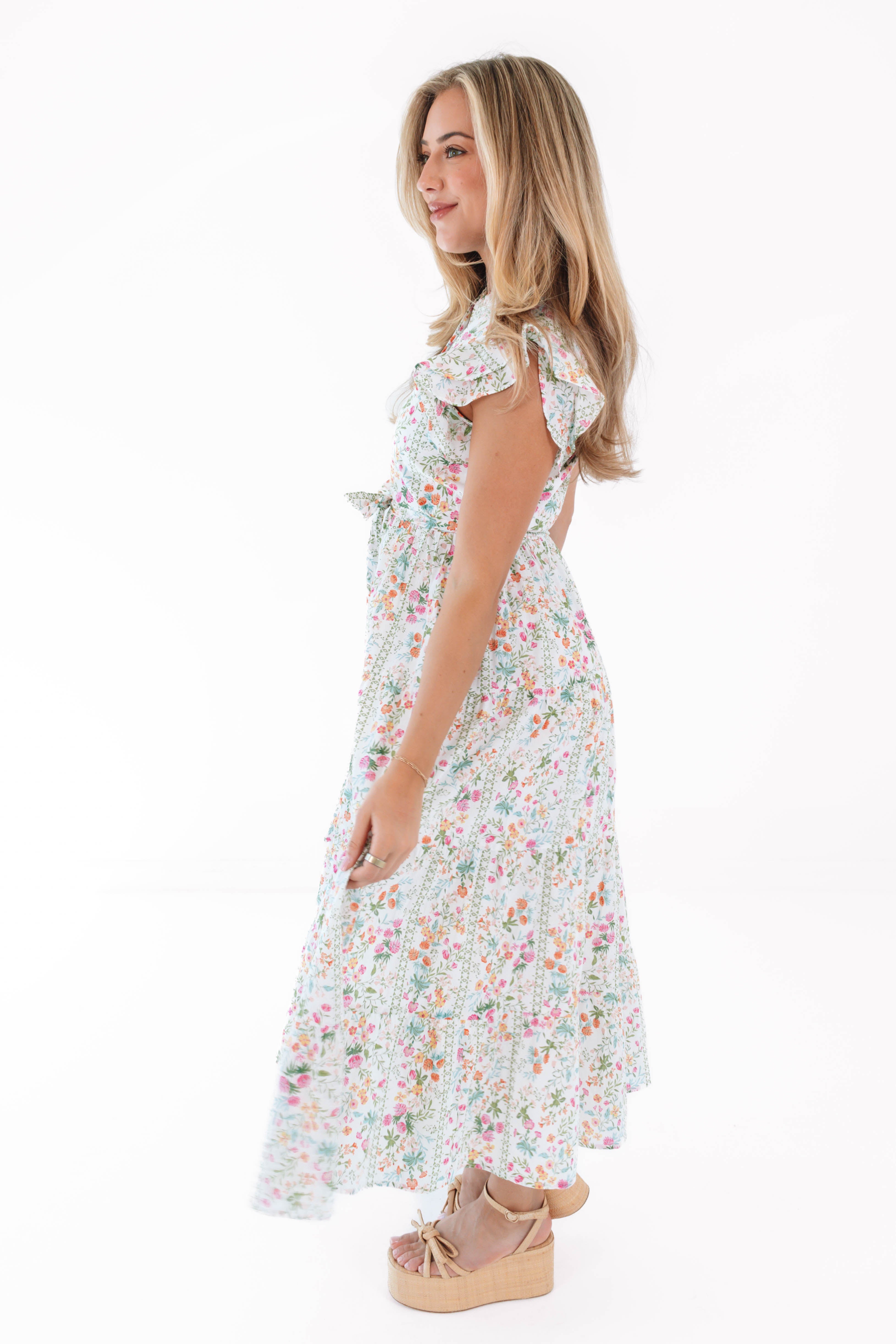 j marie midi dress The Hallie Bow Midi Dress S