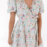 The Nora Ruffle Wrap Dress