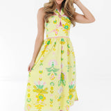 PREORDER The Rainey Ric Rac Cross Midi Dress