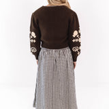 The Rowan Cardigan - Brown