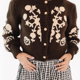 The Rowan Cardigan - Brown