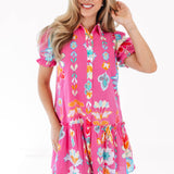 The Sailor Collared Button Up Dress